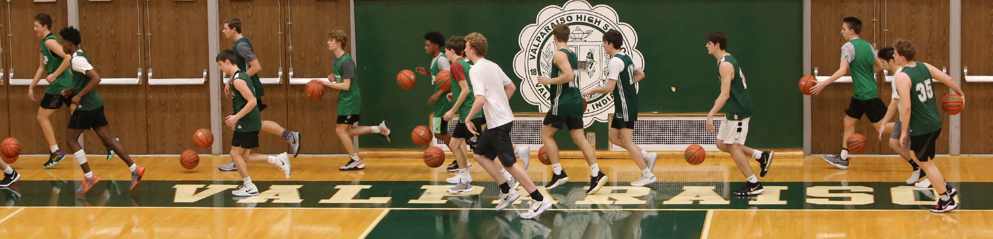 Valparaiso boys basketball practice